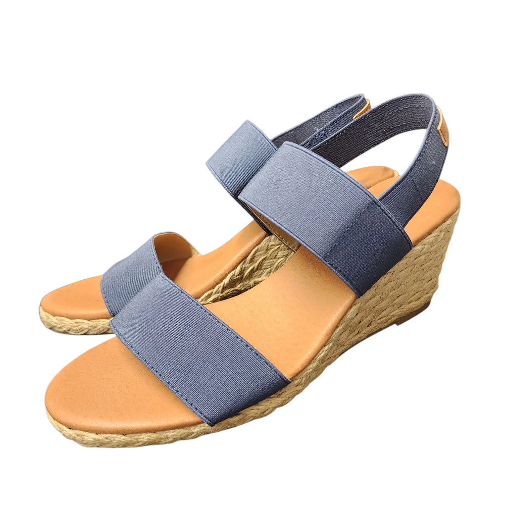 Tommy Bahama Blue Wedge Sandals Size 8.5‎